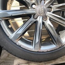 2012 - 2018 A.UDI A7 S7  FACTORY WHEELS RIM 8.5Jx19 + TIRES 255/40 R19 SET OEM - QOI0A1 Auto Parts
