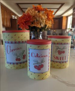 Cherry canister set