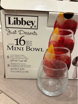 Libbey Mini Dessert Bowls -New