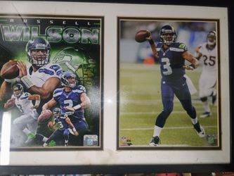 Russell Wilson Seattle Seahawks Framed Photo Collage