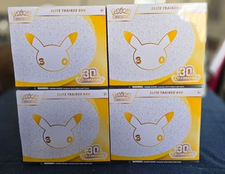 Pokemon 30th Anniversary Celebration Elite Trainer Box ETB