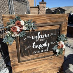 Wedding Entry Sign 