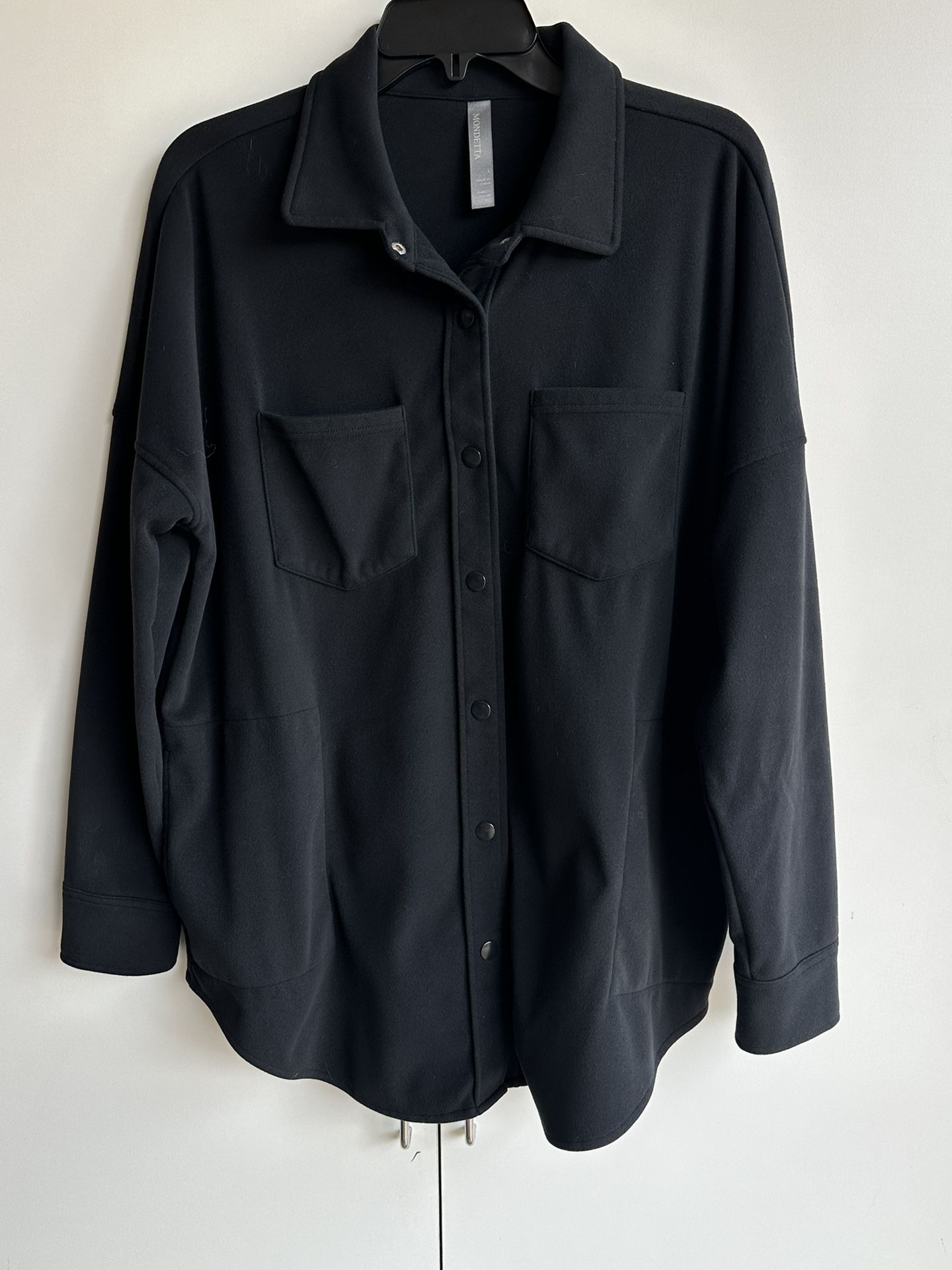 Mondetta Black Light Fleece Shacket – Size L – Women’s $35 OBO – Pickup in Whittier (Local Only)