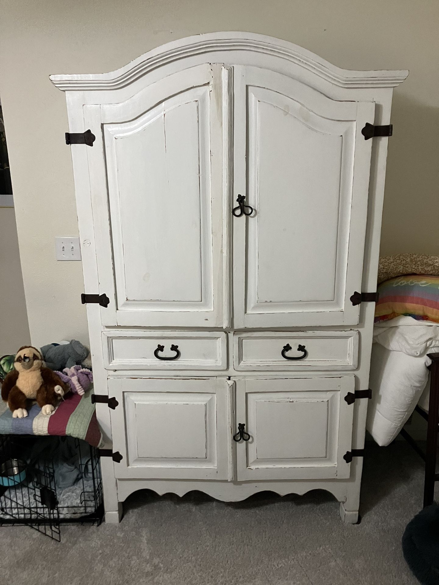 MUST GO ASAP Wood Armoire