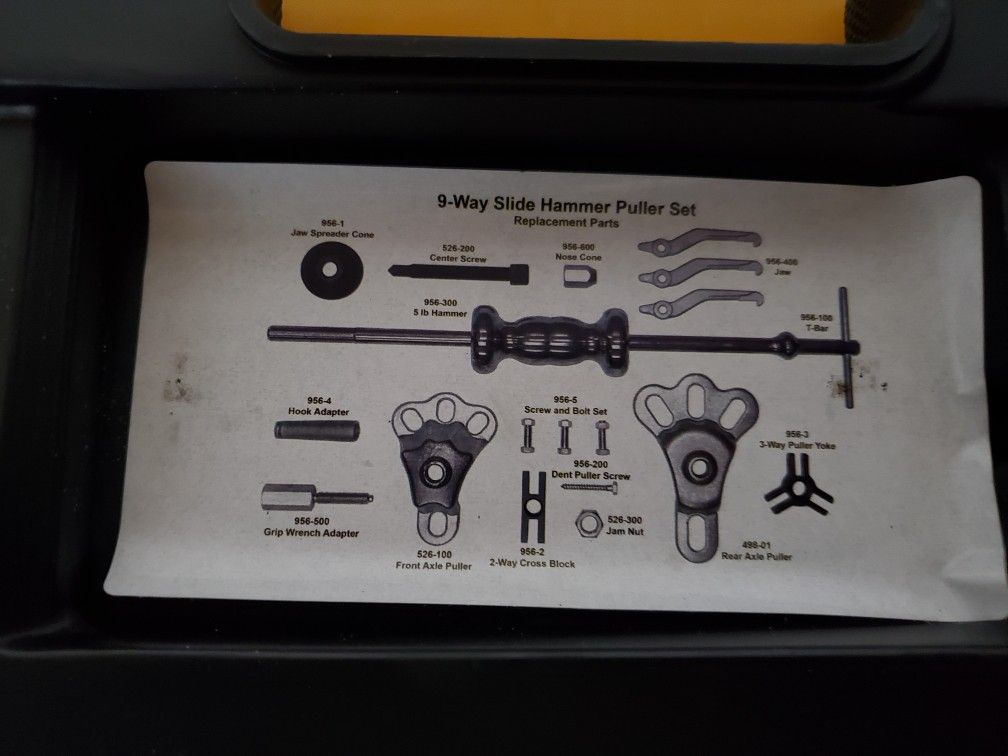 Cornwall Slide Hammer kit