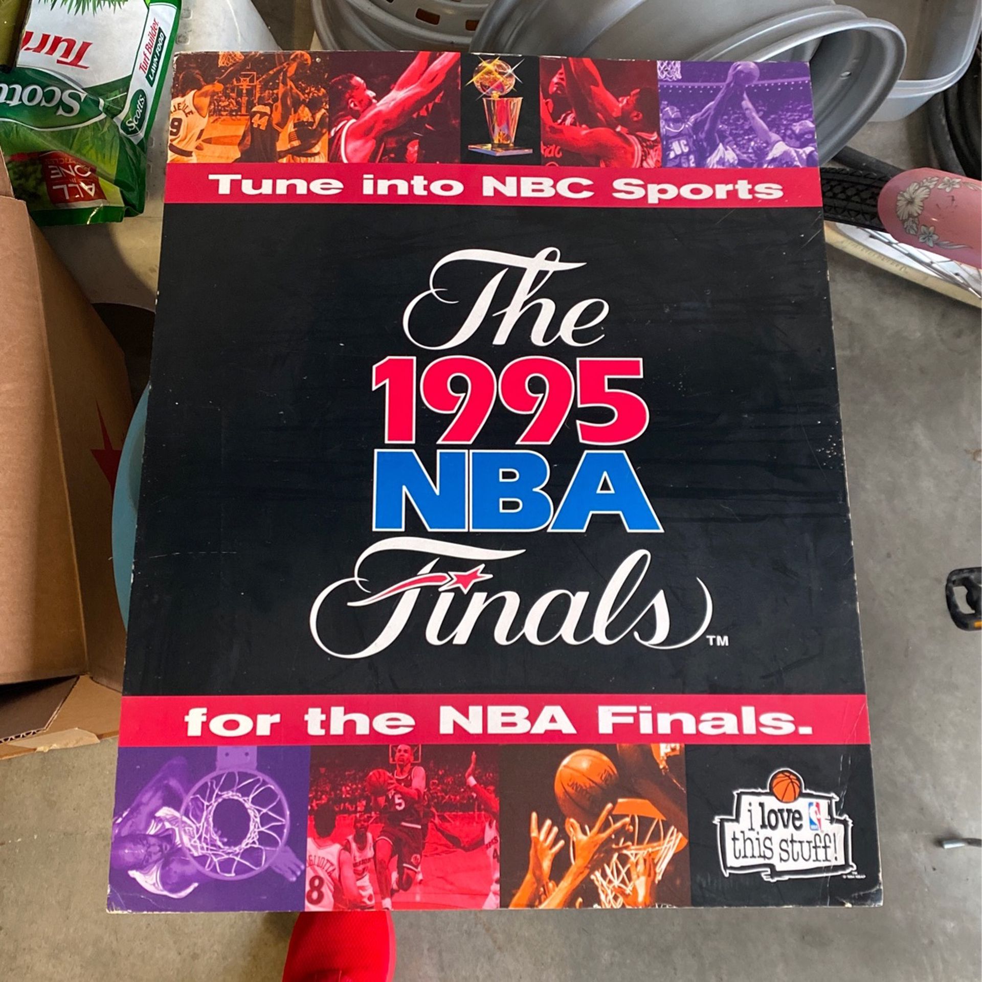 Cardboard Posters 95 NBA Playoffs Poster