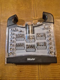 Iwork brand 1/4" sockets and screwdriver bits