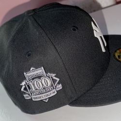 100 Anniversary Glow In The Dark Yankee Fitted 