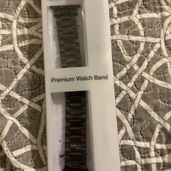 Stainless Steel Watch Bands (Black)