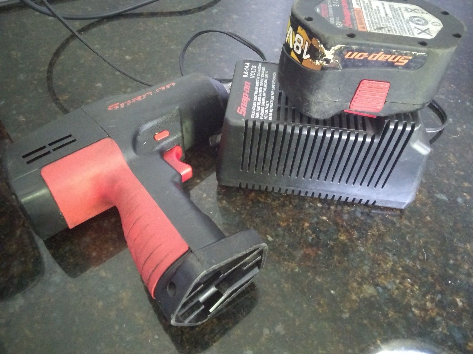 Impact gun Snap on snapon 1/2 in ct3850 CT 3850 works like it should