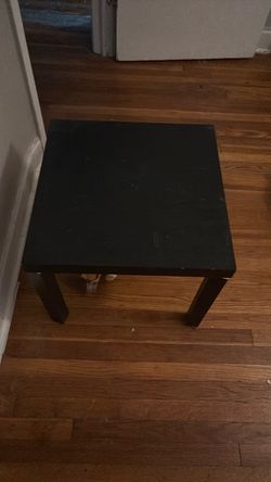 2 black end tables