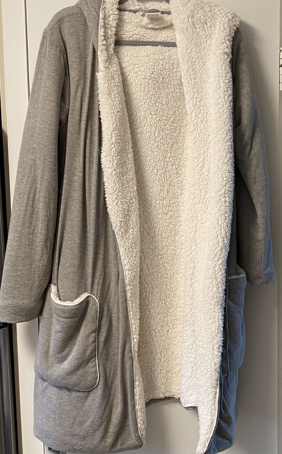 👘Serra Hoodie Bathrobe - L/XL - Gray