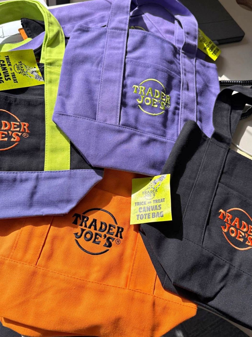 Trader Joe's Halloween Tote Bags