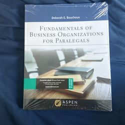 Fundamentals Of Business Organization For Paralegal