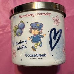 Blueberry Muffin “GooseCreek X Strawberry Shortcake”  Candle 