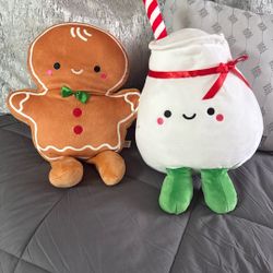 Gingerbread And Milk Magnetic Plush Set Two For $5 Set