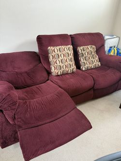 Power Reclining Sofa/couch with chair