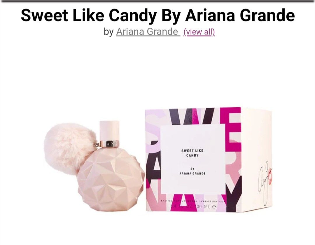 Sweet Like Candy Arianna Grande Original Perfume