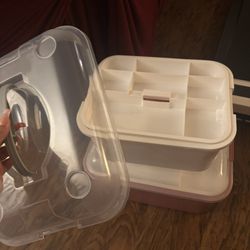 2 Plastic Box Organizer 