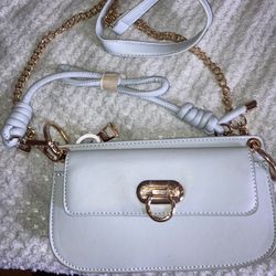 MW Blue and Gold Mini Purse