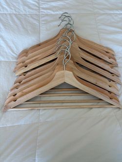 Wooden ikea hangers