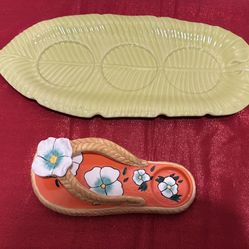 Hawaiian Island Tropical Candle Holders - Sandal & Leaf - Home Decor - Decorative Accents - Simi