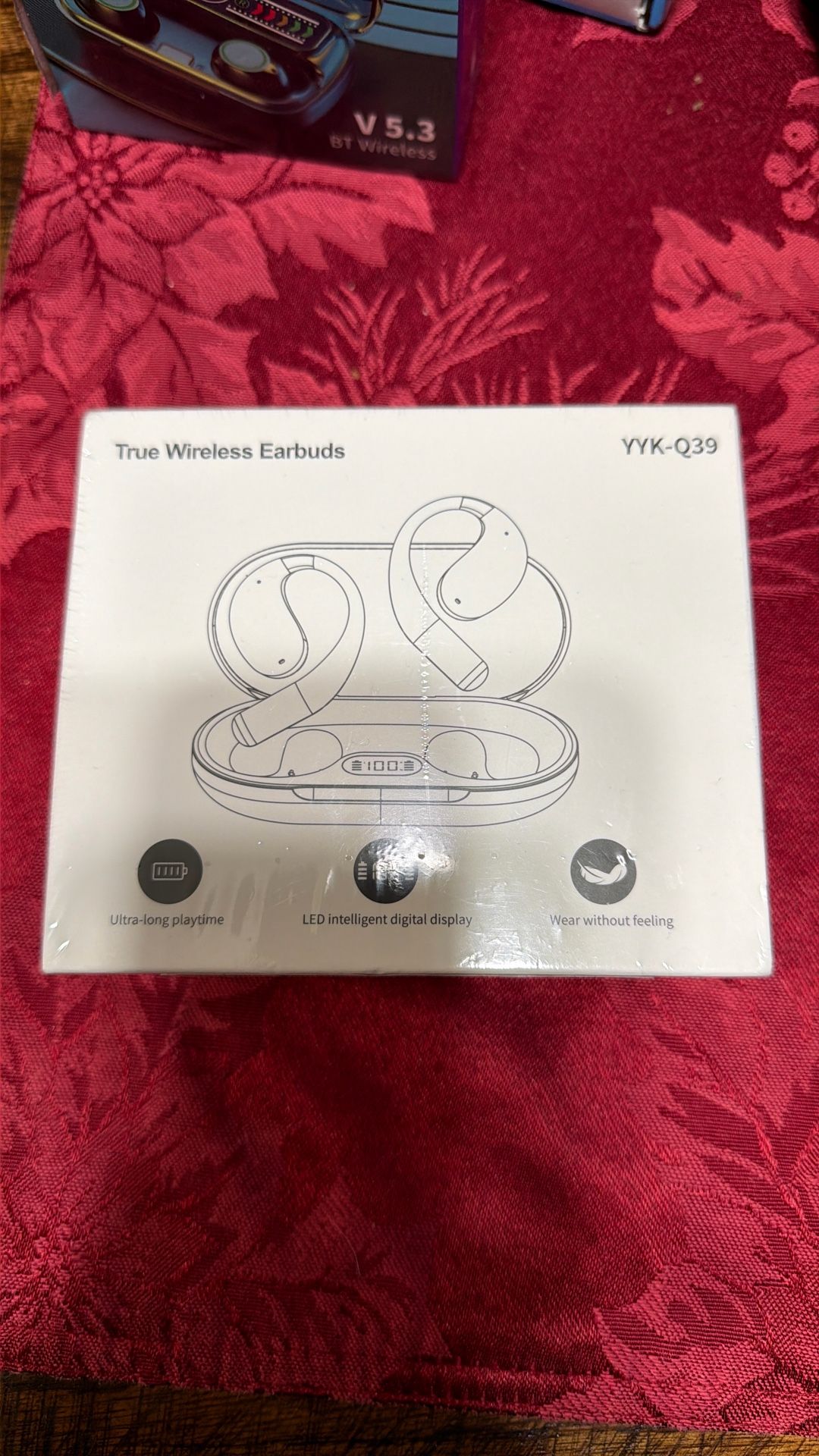 Q39 Wireless Translation Earbuds with 70 Hour Bluetooth 5.4 Sports Earbuds, Open, Wireless Bluetooth Super, IPX5 Waterproof, Supporting Language Tran