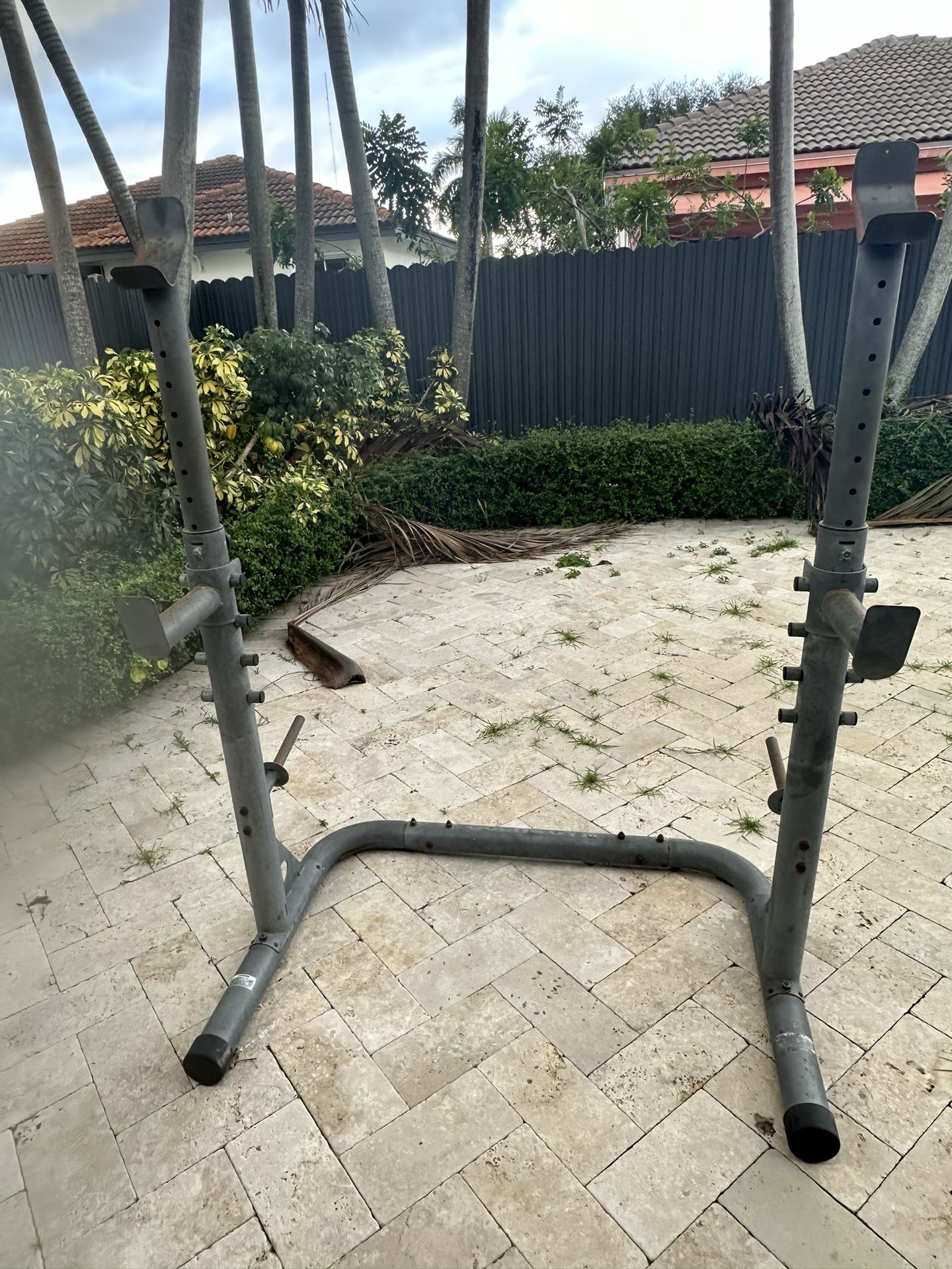 Squat Rack Adjustable Barbell Bench Press Stand. Para Hacer Cuclillas Y Otros Ejercicios