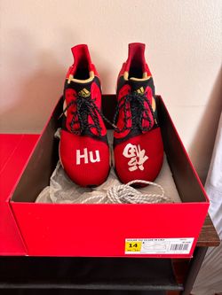 Size 14.  Pharrell Williams x adidas Solar Hu Glide ST 'Chinese New Year' edition,