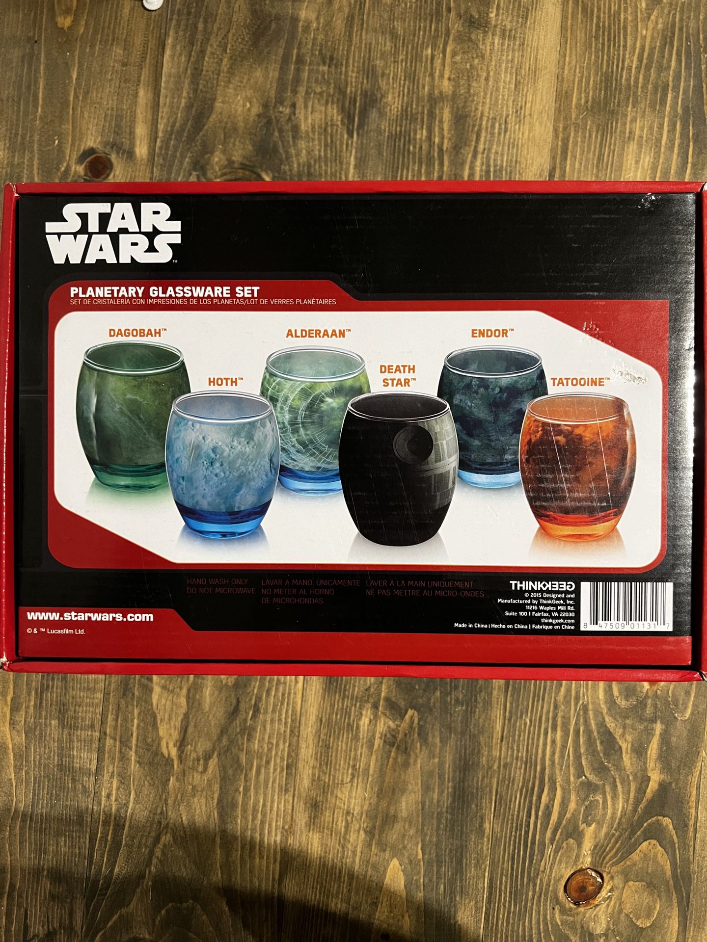 Star Wars Glass Cups Collection