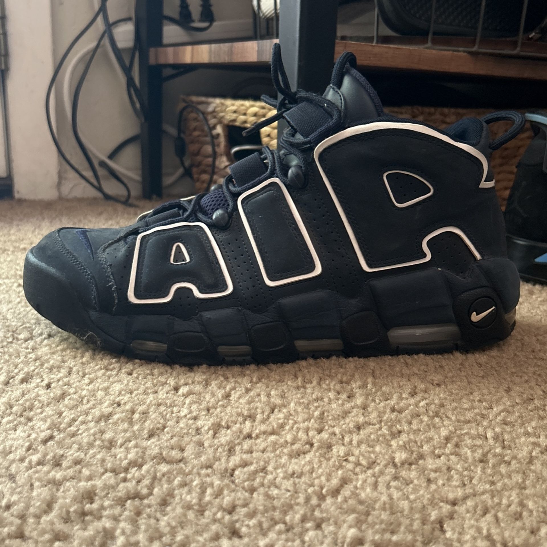 Scottie Pippens Uptempo Navy Blue Size 12