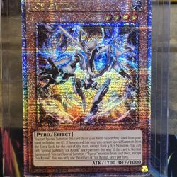 YUGIOH Ice Ryzeal (Quarter Century Secret Rare) CRBR-EN003 1st Edition Mint