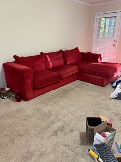 Red sectional