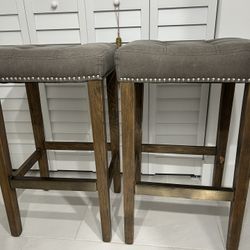 Saddle Style Bar Stools 