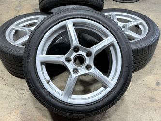 (4) Porsche Boxster Cayman WHEELS 18 981 Wheels With TIRES STAGGERED