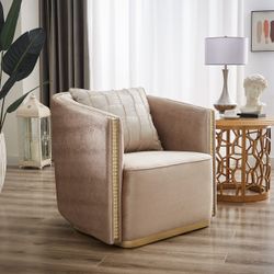 Roma Imperiale Beige Chair / HD-C9040