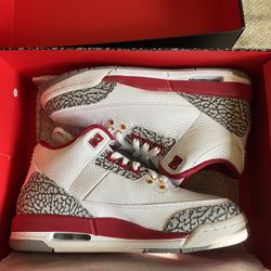 Jordan 3 Retro Cardinal Red