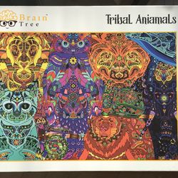 1000-Piece Puzzle: "Tribal Animals"