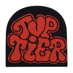 Top Tier Beanie - Black/Red