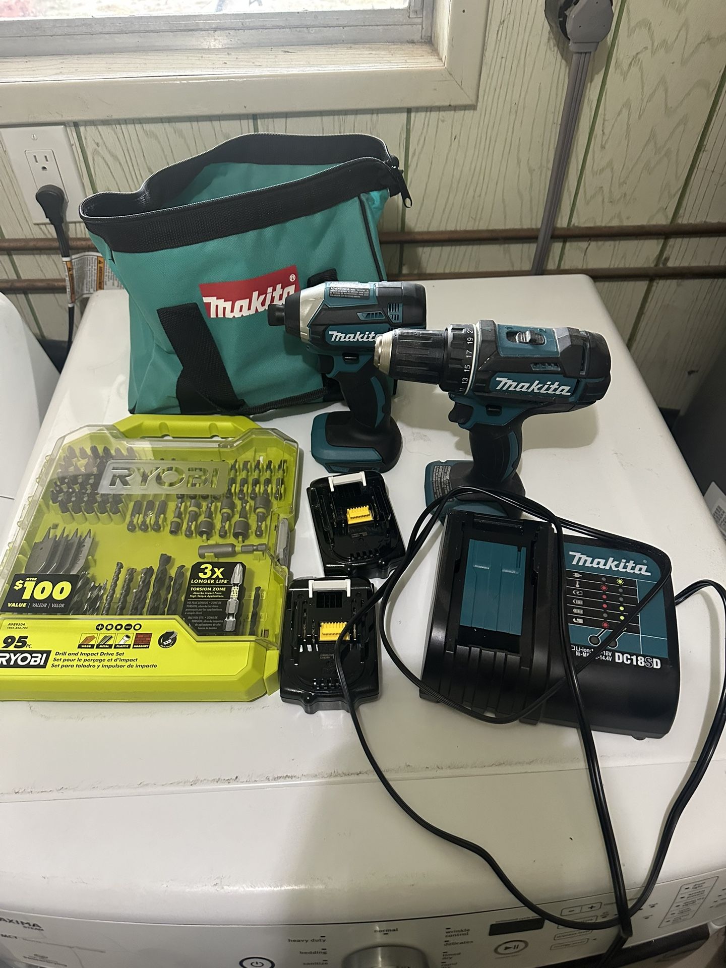 Makita Drill, Impact Drill Set
