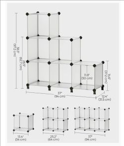 Modular Cube Storage Shelf Organizer