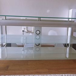 Three tier glass table, OBO