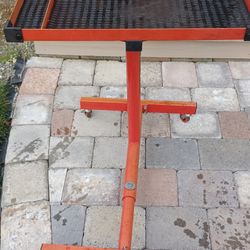 Rolling Adjustable Mechanics Table/Work Bench