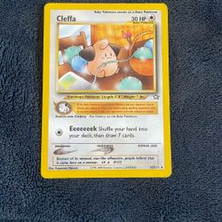 Cleffa Pokemon Card