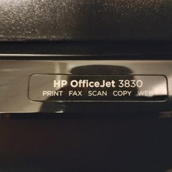 HP 3830 All In One Printer
