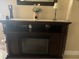 Wood Electric Fireplace