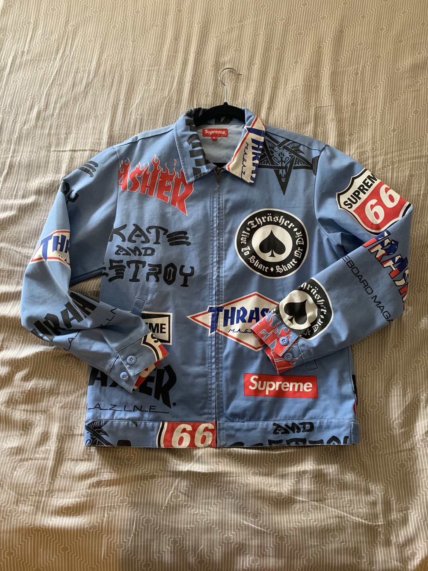 Supreme Thrasher Hooded retailers Work Jacket Supreme Thrasher Hooded retailers Work Jacket