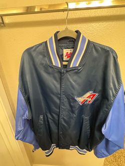 Vintage Anaheim Angels Jacket Men’s Large Blue MLB baseball starter satin 90s