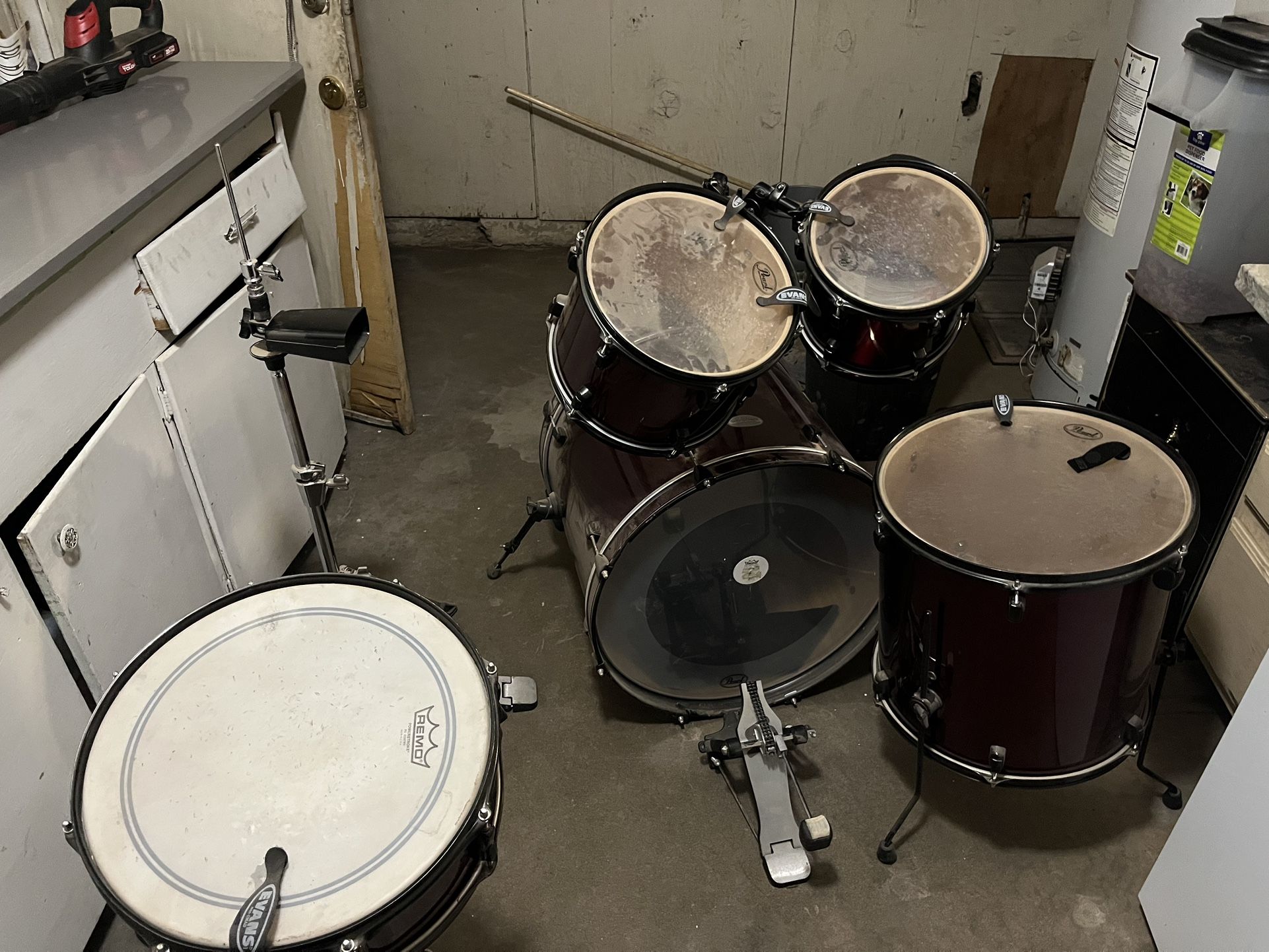 Used Pearl Drum Set