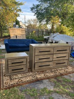 6drawer Dresser w/ 2drawer Nightstand 
